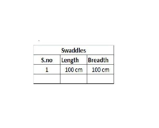 100% Organic Cotton Swaddle Wrap | Herbally Dyed | Yellow 100 cm x 100 cm