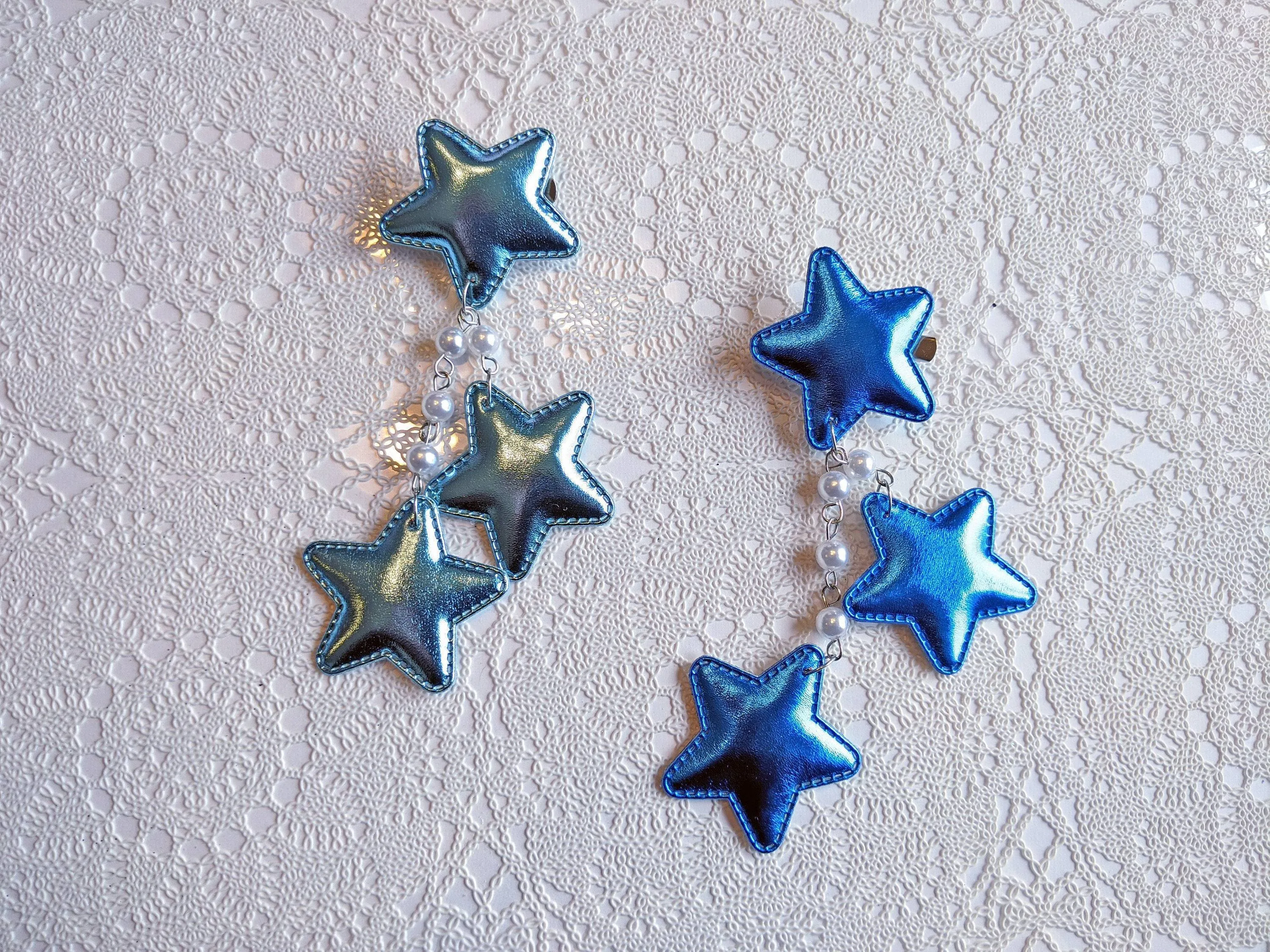 2-Way LG Metallic Star Clips (6 Colors)