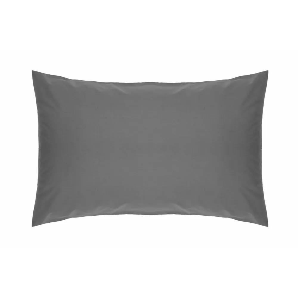 200 Thread Count Cotton Percale Pillowcase Grey