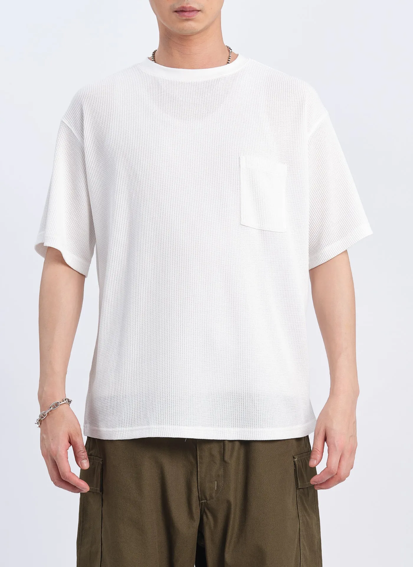 240G Cotton Polyester Waffle Top