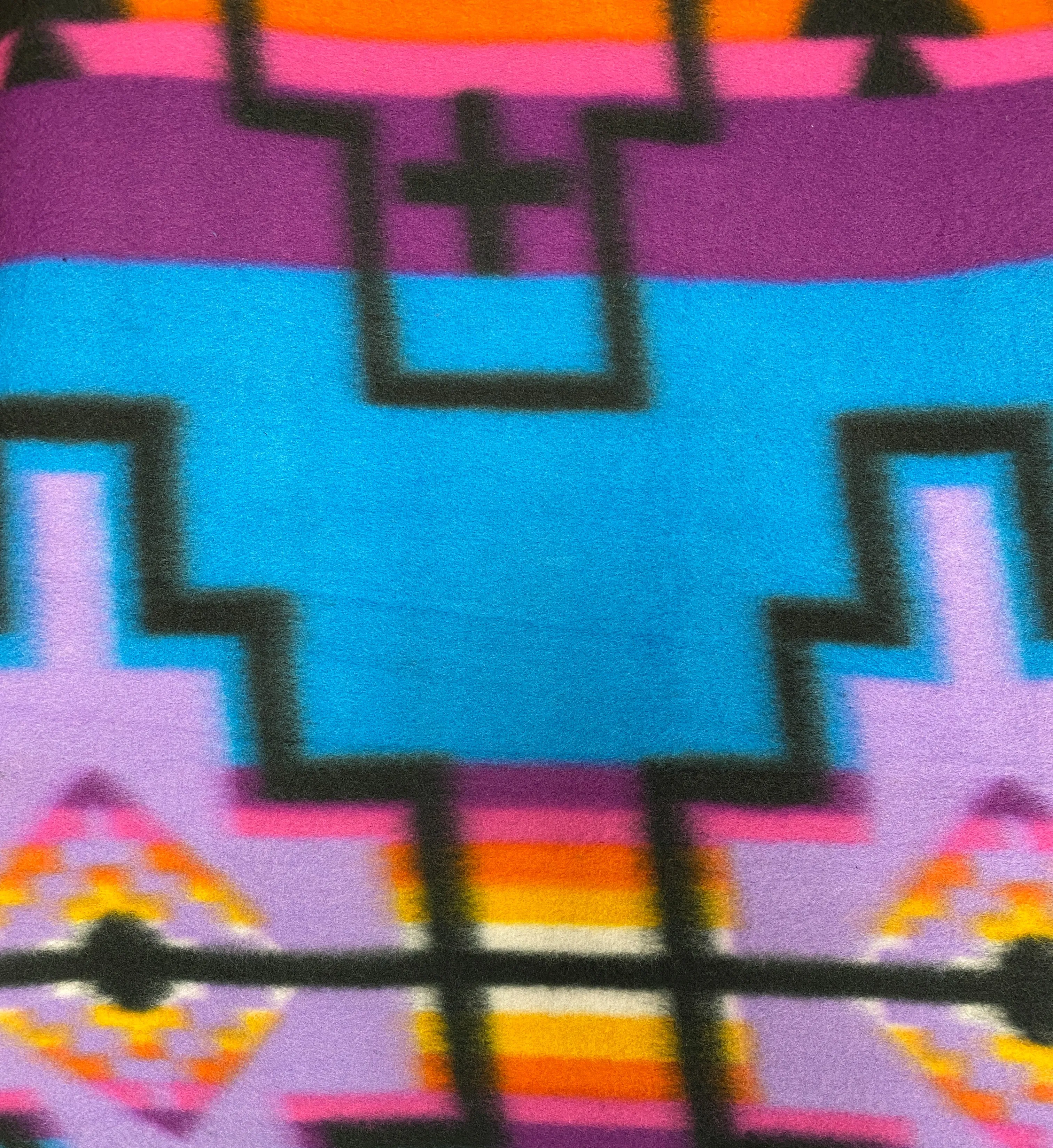 60" X 80" Fleece Lodge Blanket #1C
