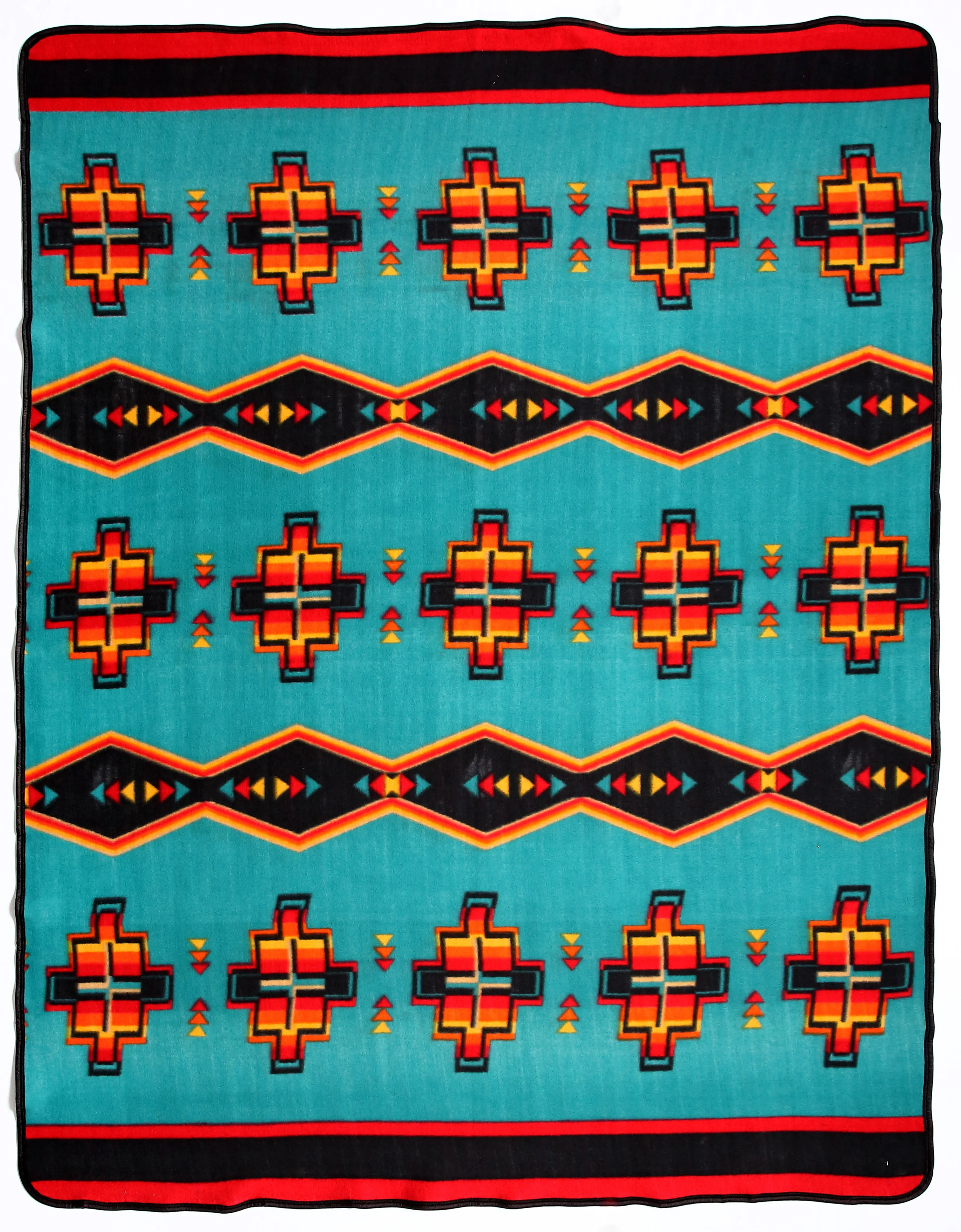 60" X 80" Fleece Lodge Blanket #26B