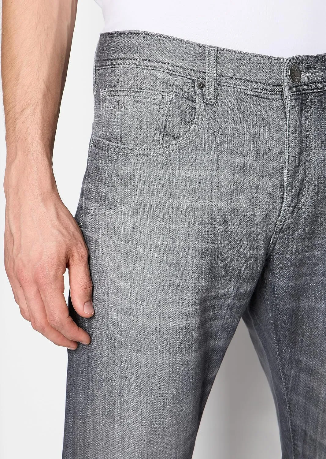 Armani Exchange Men's J10 Skinny Comfort Stretch Cotton Denim