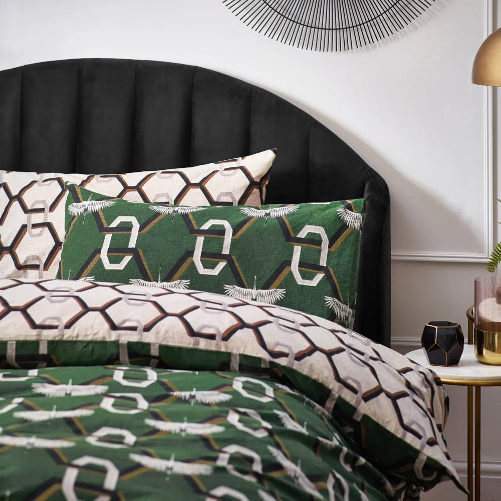 Avalon Duvet Cover Set Green