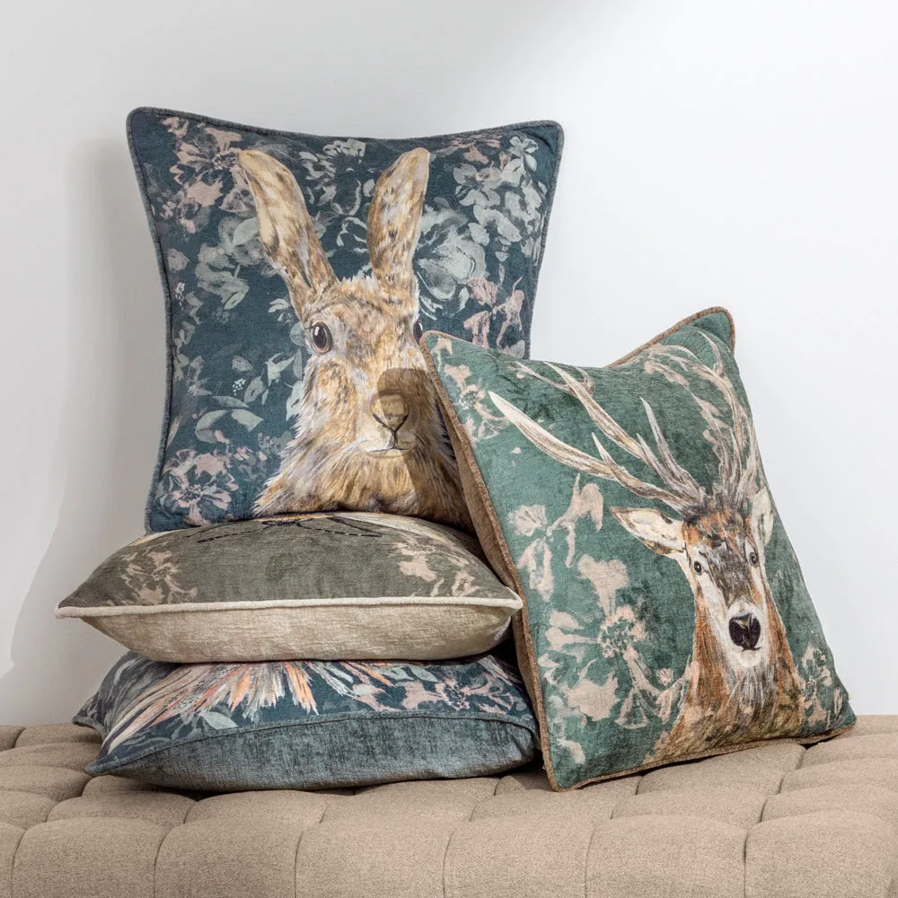 Avebury Hare Cushion Navy