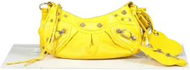 Balenciaga Yellow Le Cagole Xs Shoulder Bag