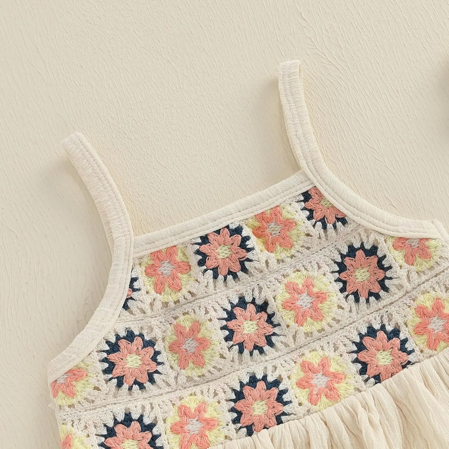 BemeyourBBs Toddler Girl Clothes Summer Baby Girl Embroidery Ruffle Tank Top Shrit Tassel Shorts Set 2 Piece Cute Boho Outfit