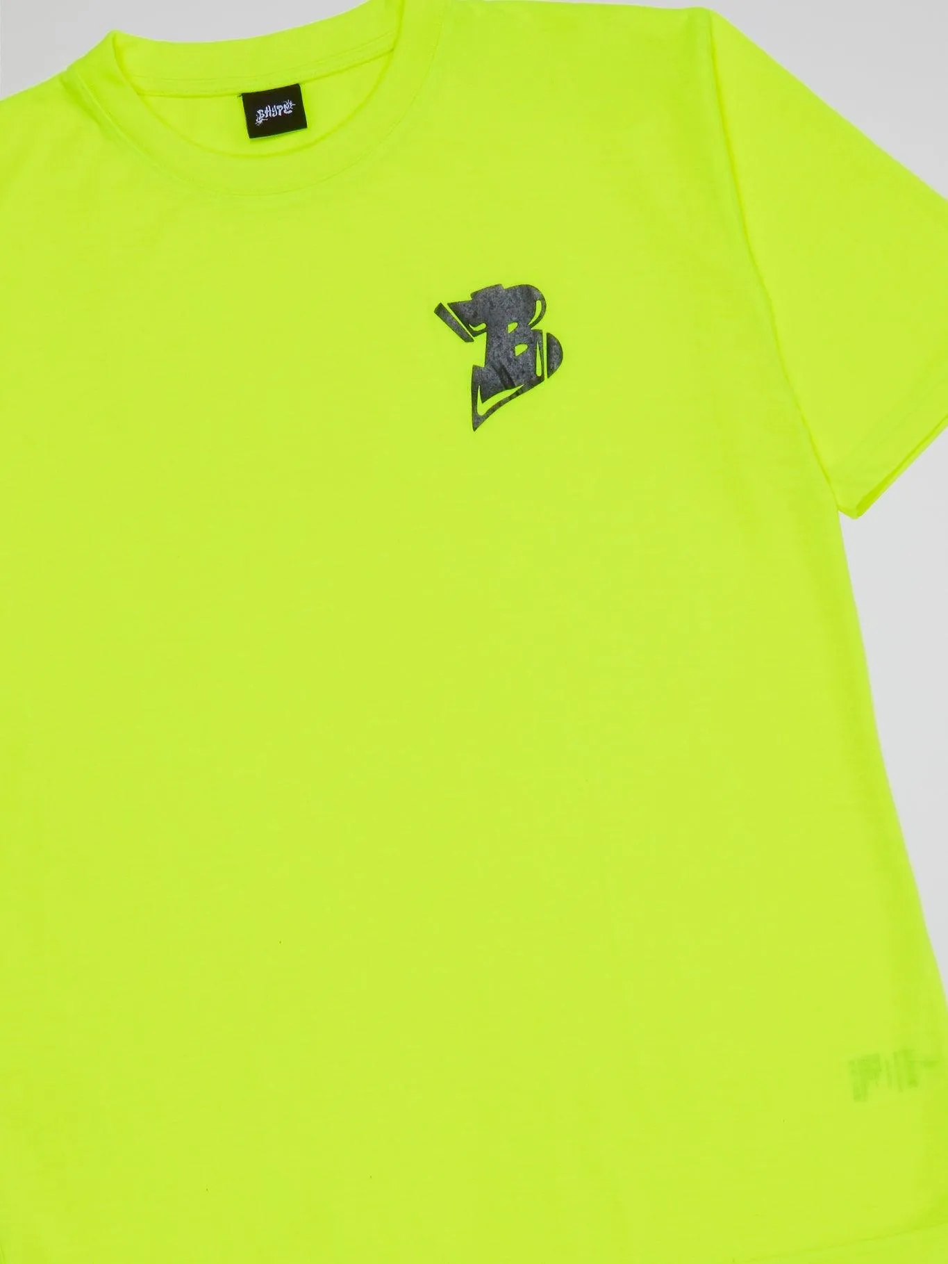 Bhype Society - Neon Yellow T-shirt Bhype Logo Essentials