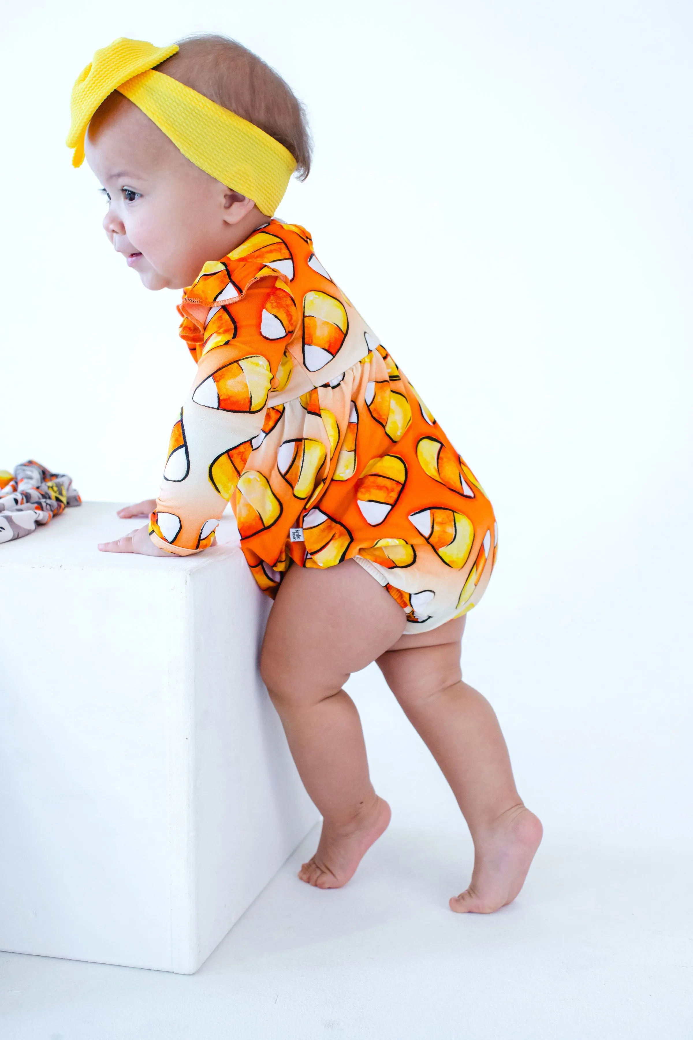 Birdie Bean Binx Candy Corn Halloween Birdie Bubble
