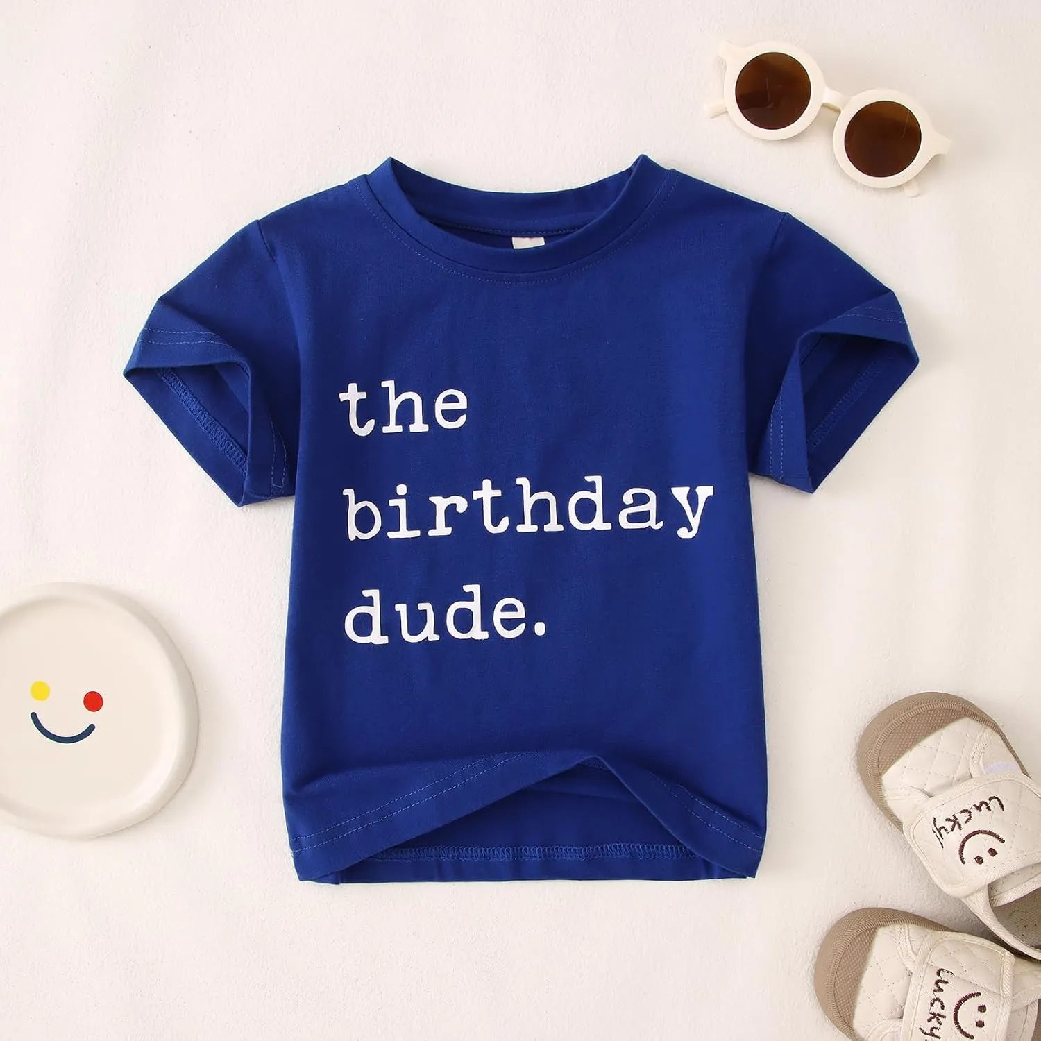 Birthday Boy Shirt Birthday Dude Tshirt 2nd 3rd 4th 5th 6th Toddler Boys B-Day Party Tee Tops