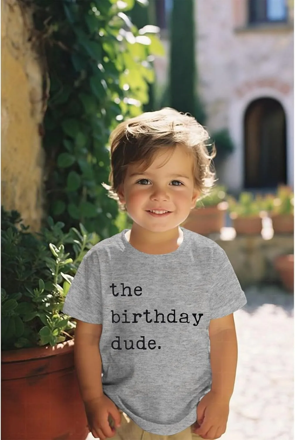Birthday Boy Shirt Birthday Dude Tshirt 2nd 3rd 4th 5th 6th Toddler Boys B-Day Party Tee Tops