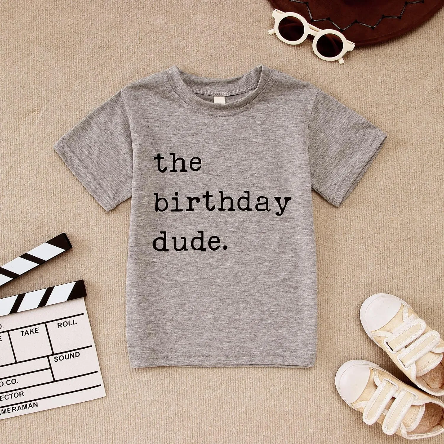 Birthday Boy Shirt Birthday Dude Tshirt 2nd 3rd 4th 5th 6th Toddler Boys B-Day Party Tee Tops