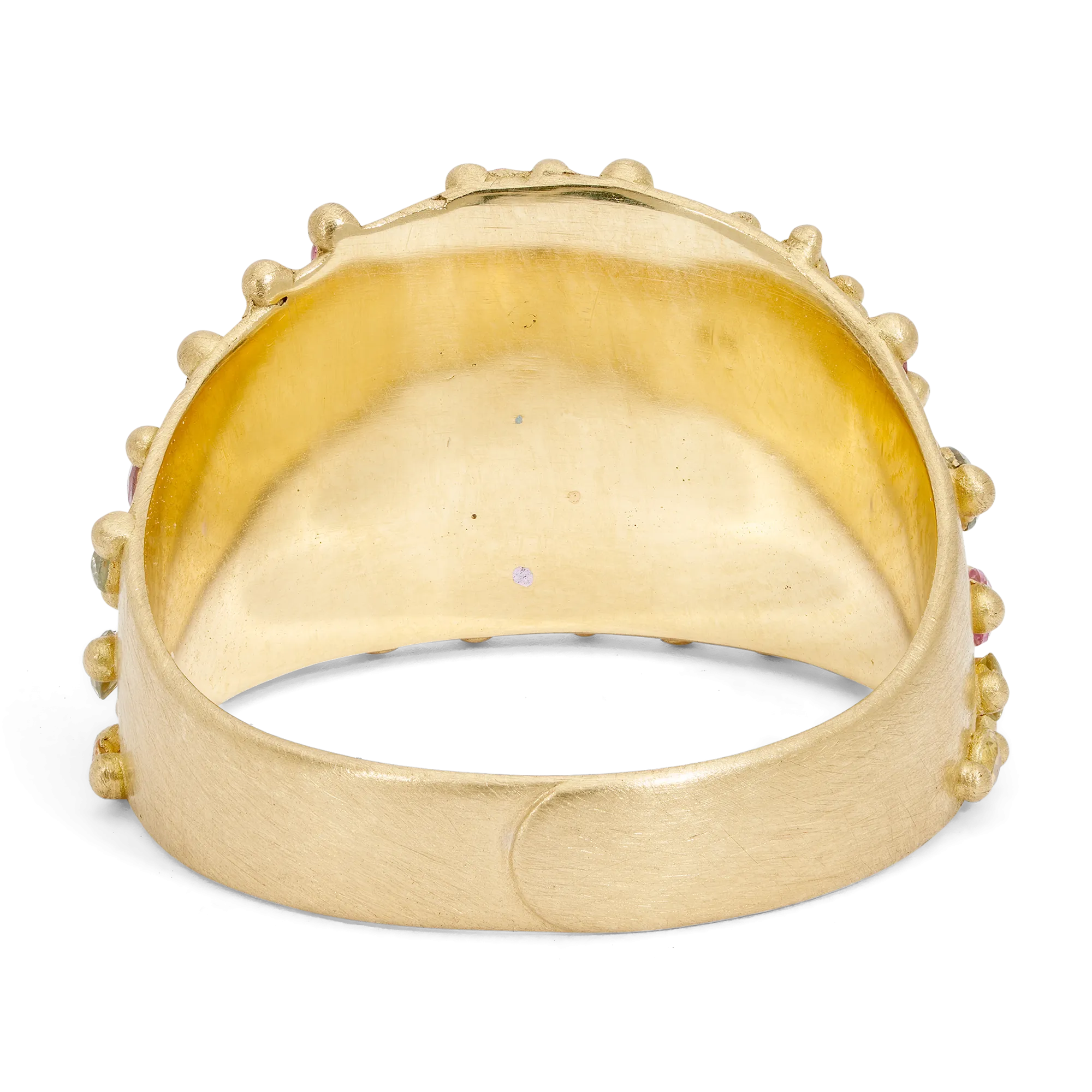 Blossom Crush River Half Shield Ring - Size 7.25 - 11061