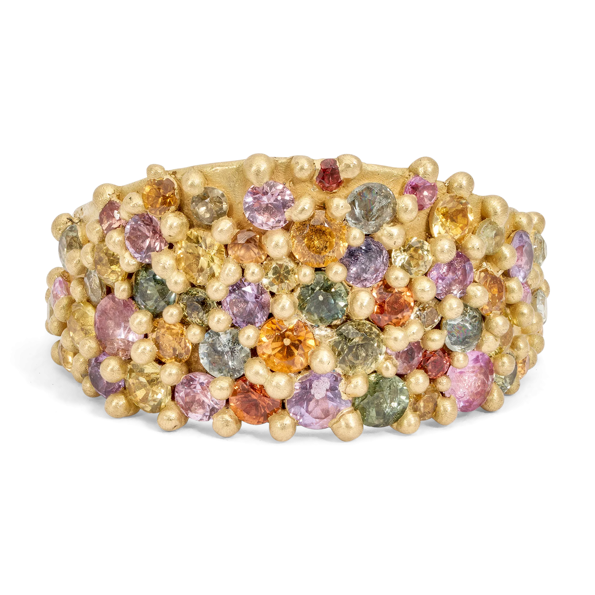 Blossom Crush River Half Shield Ring - Size 7.25 - 11061