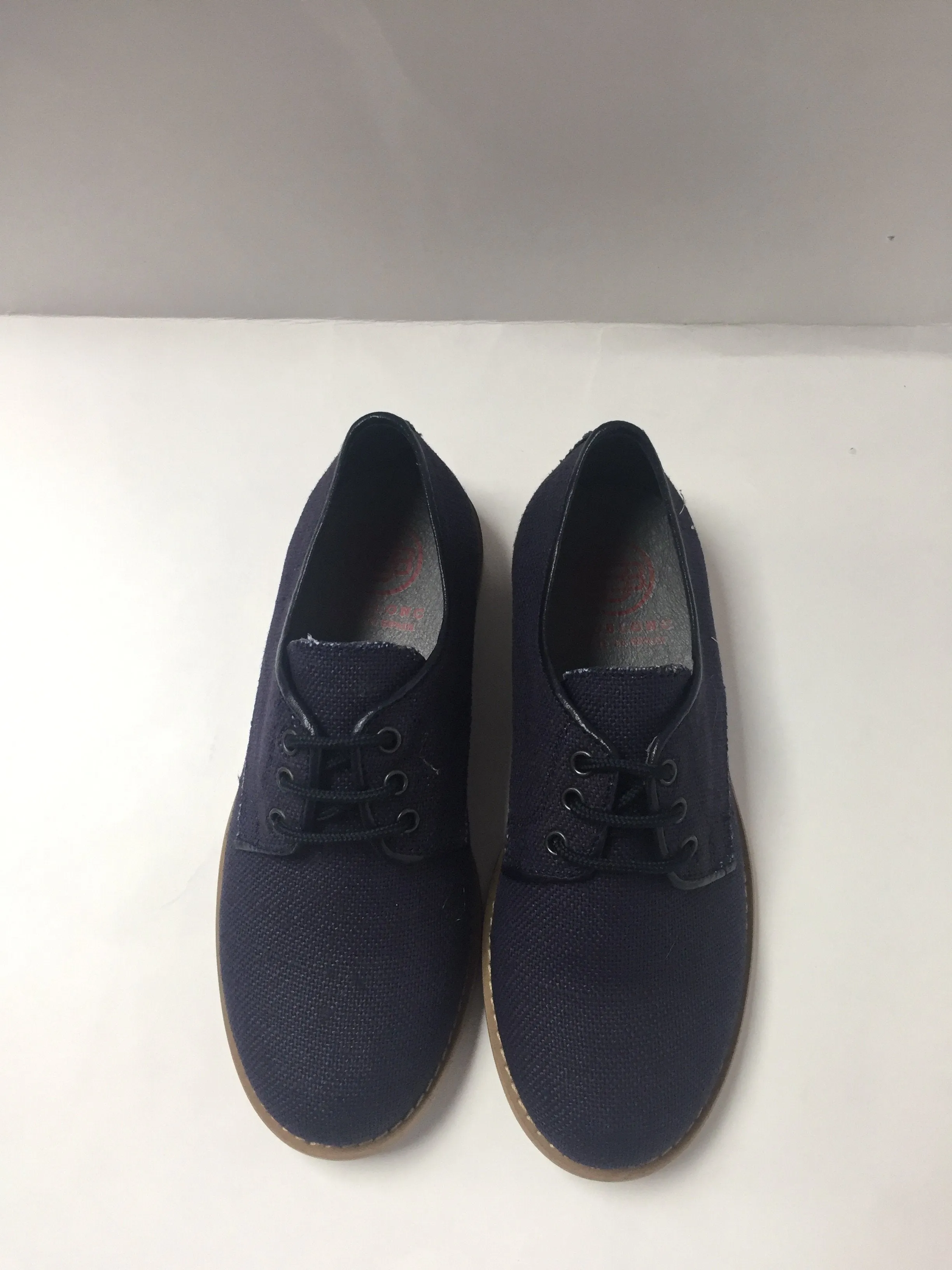 Blublonc Blue Linen Dress Shoe