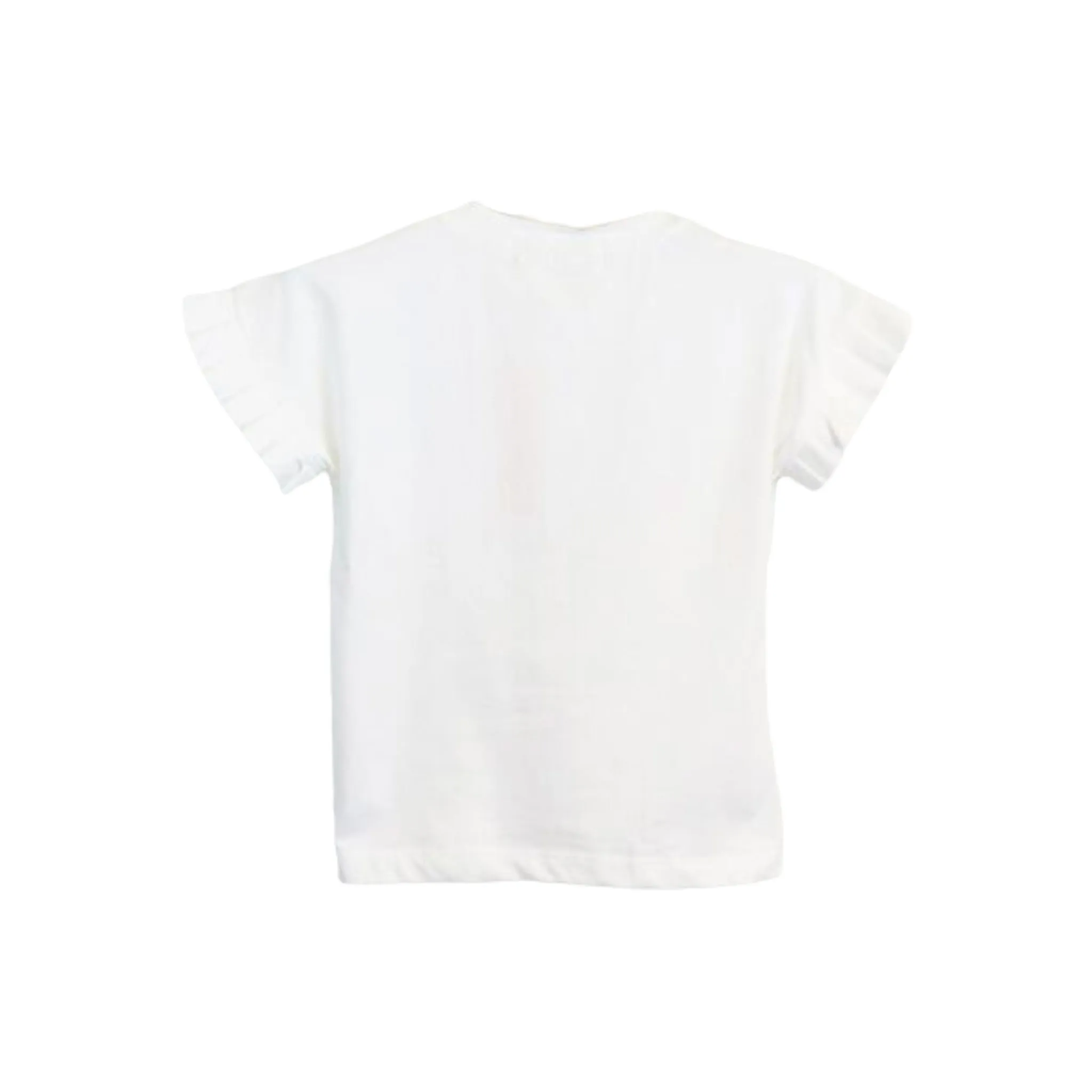 Blue Ruffle Sleeves 3 Ice Cream Tee