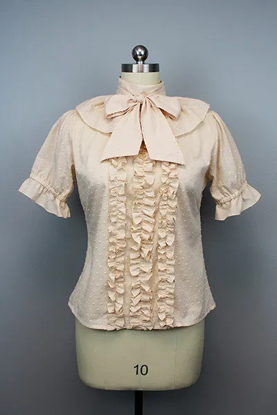 Bow Collar Blouse (3 colors)