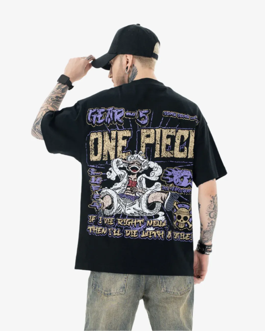 Brandname Oversized Printed Cartoon T-Shirts