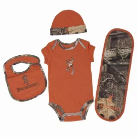 Browning Baby's Buckmark Camo 4 Piece Set (2 Colors)