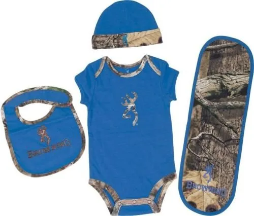 Browning Baby's Buckmark Camo 4 Piece Set (2 Colors)