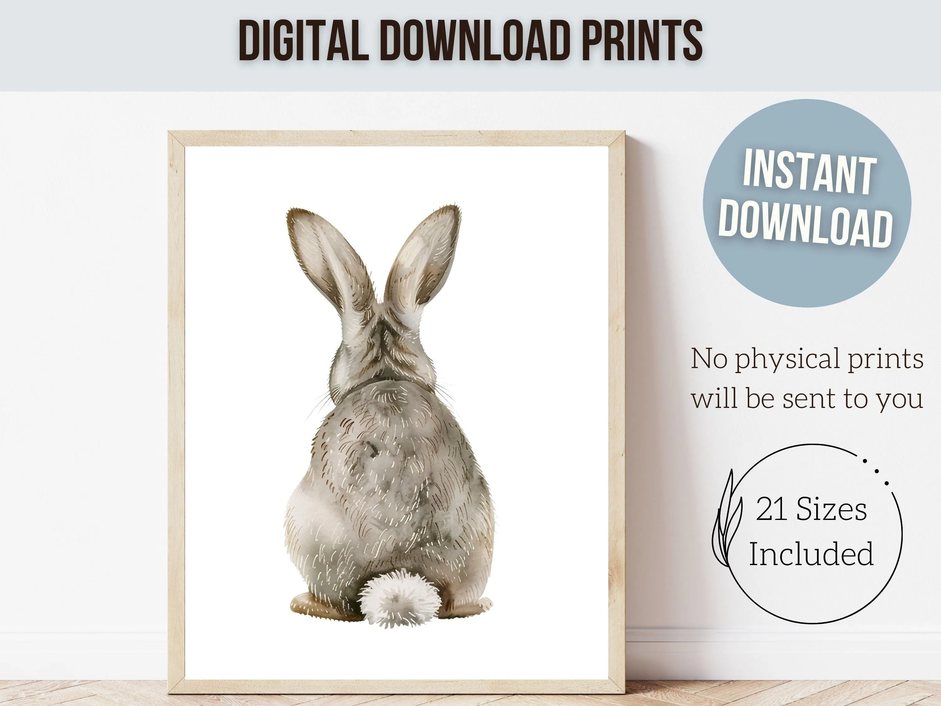 Bunny Tail Nursery Prints - Set 2