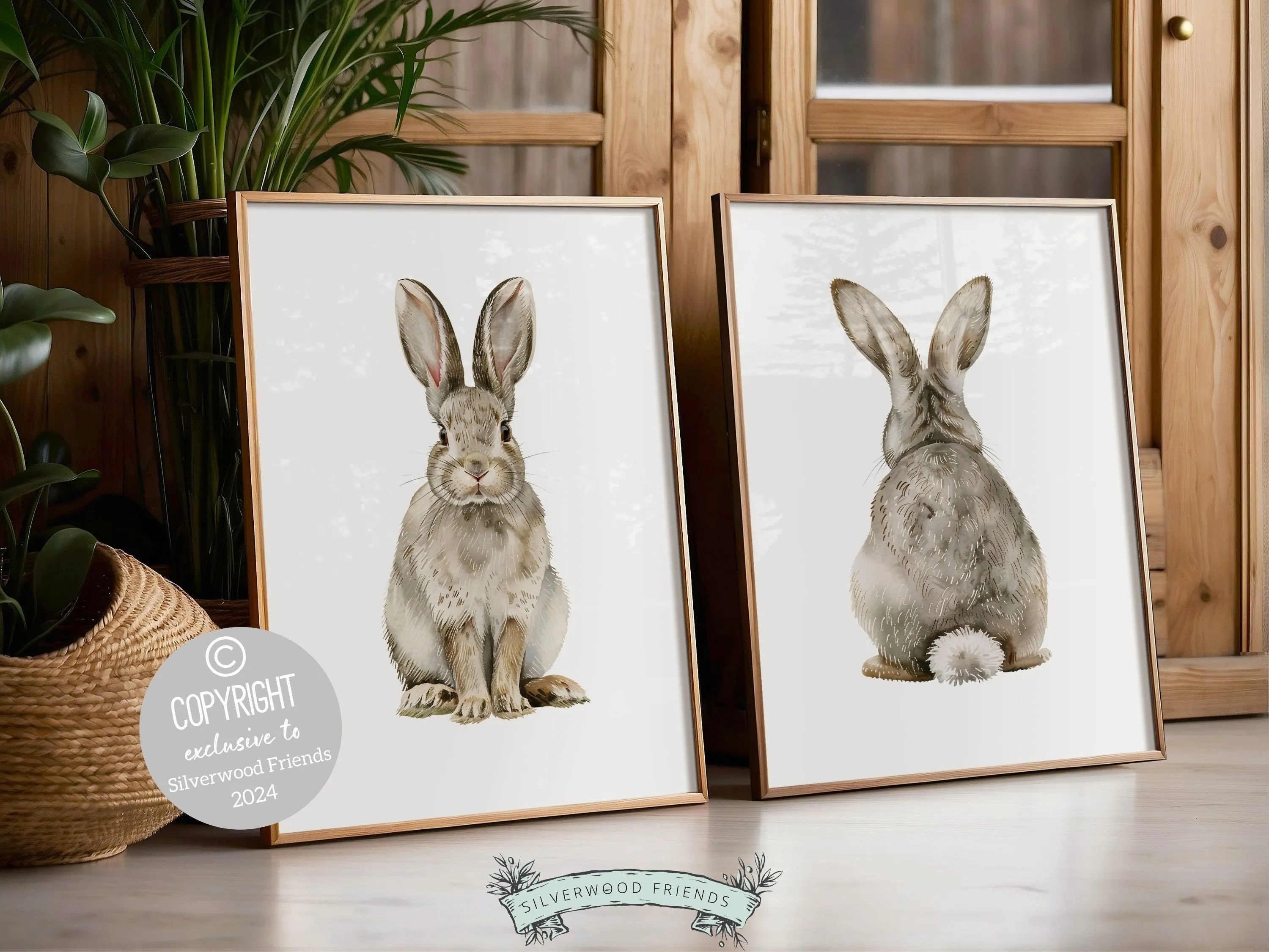 Bunny Tail Nursery Prints - Set 2