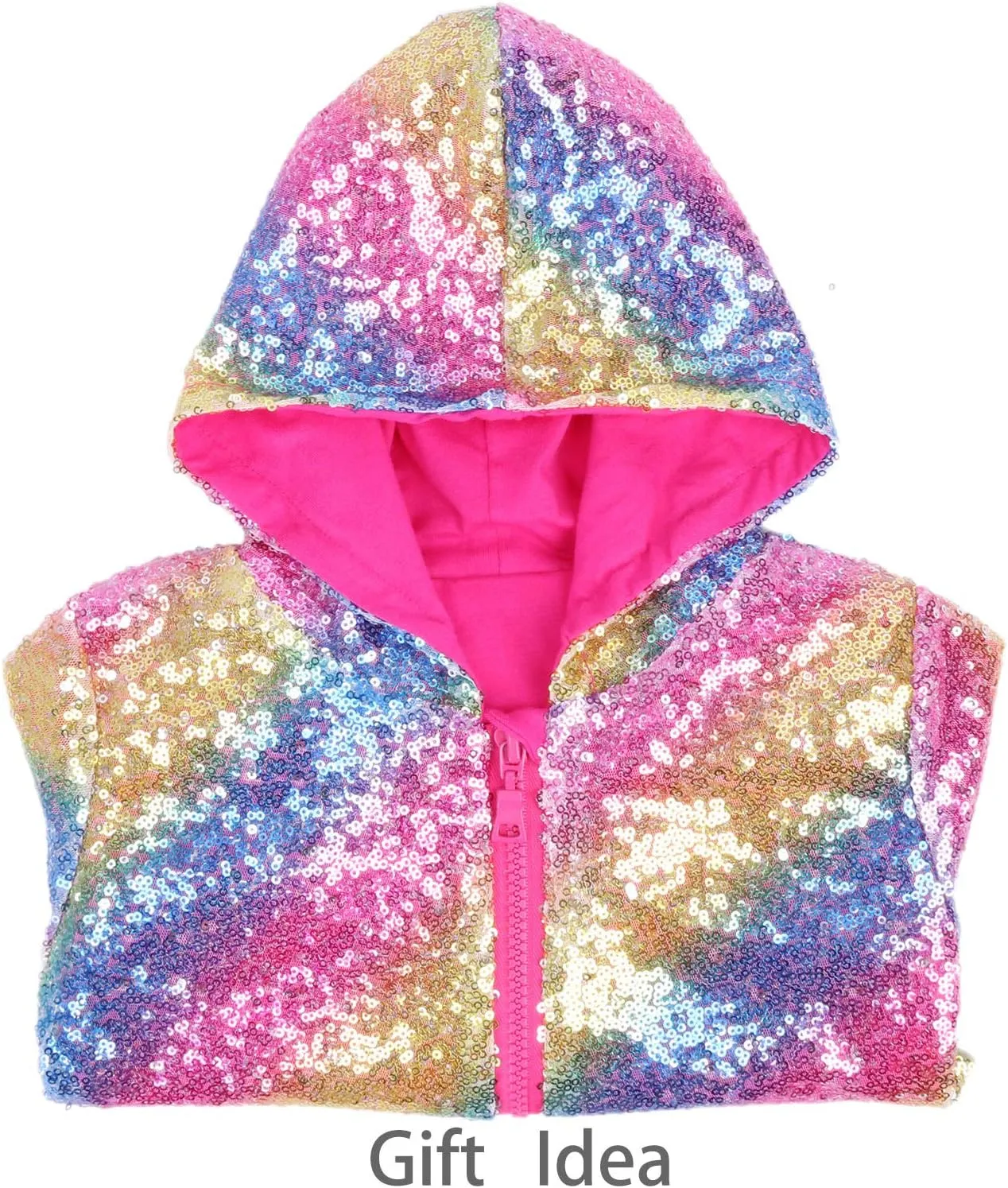 Cilucu Kids Jackets Girls Boys Sequin Zipper Coat Jacket for Toddler Birthday Christmas Clothes