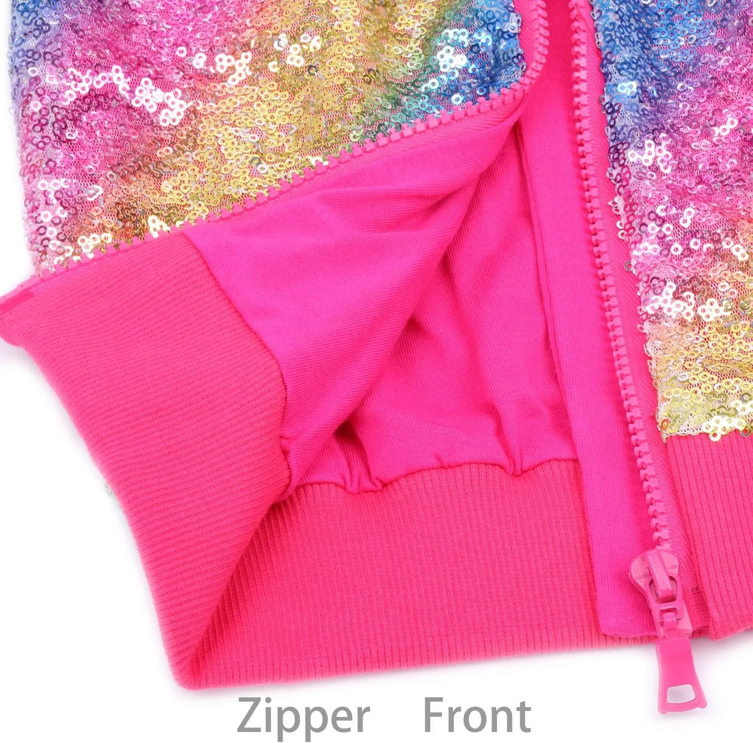 Cilucu Kids Jackets Girls Boys Sequin Zipper Coat Jacket for Toddler Birthday Christmas Clothes