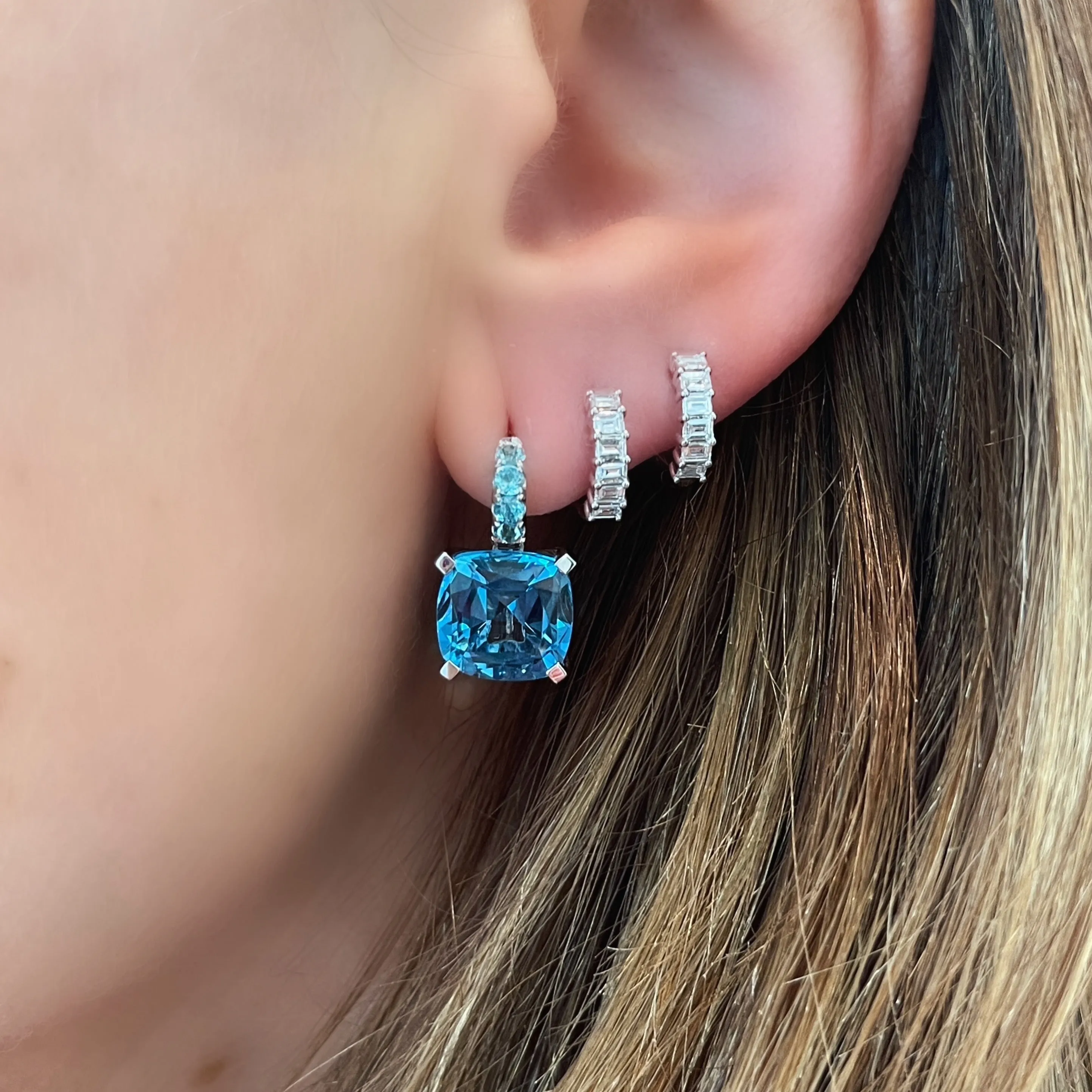 Cirque Color Candy Color Drop Earrings with London Blue Topaz