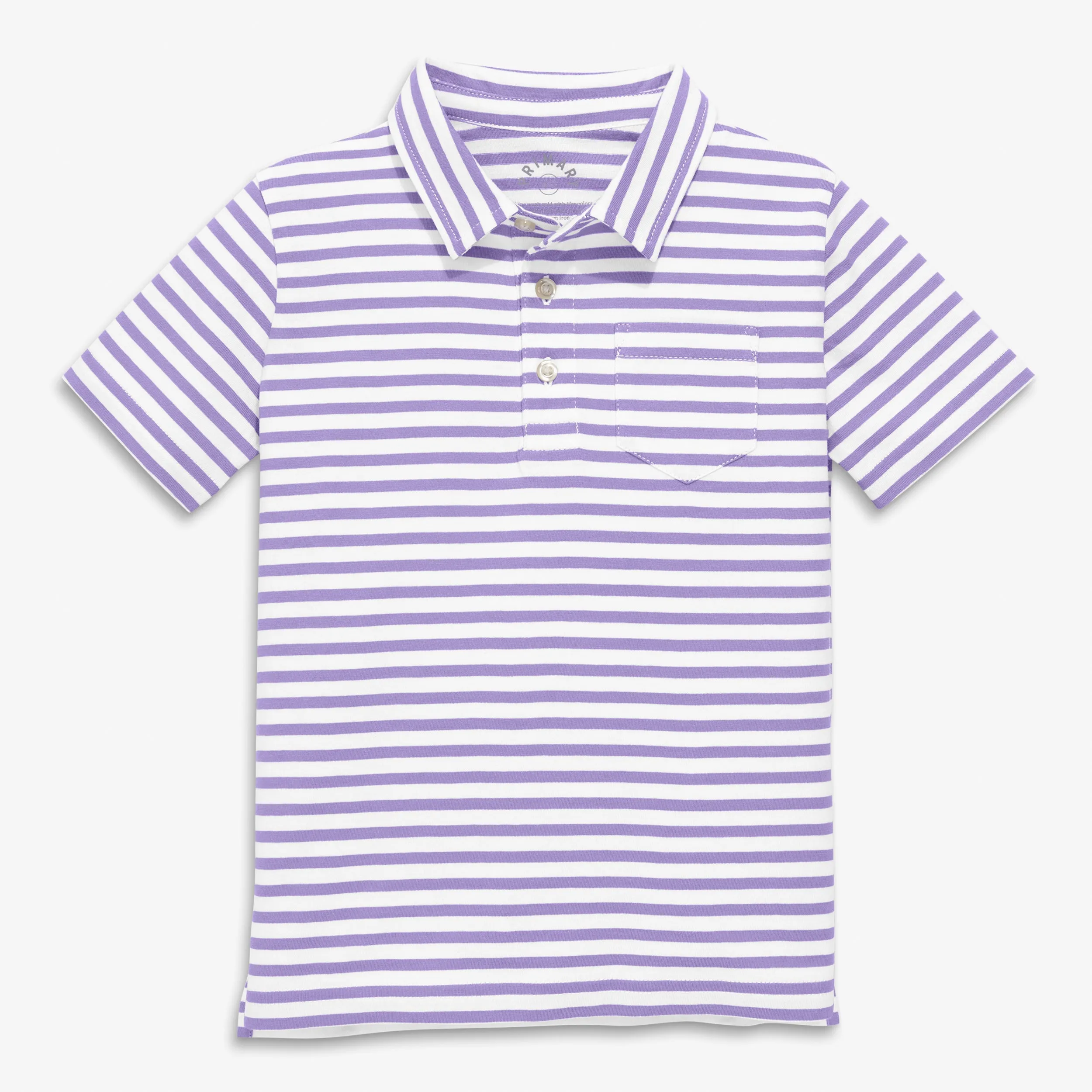 Clearance short sleeve polo in stripe