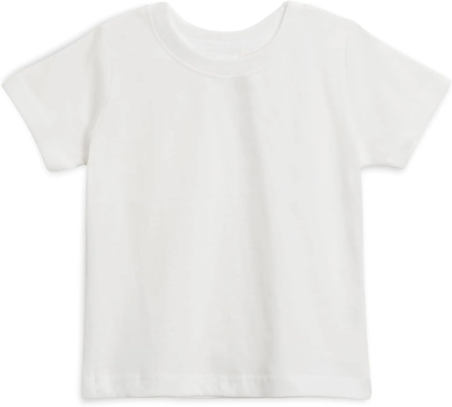 Colored Organics Infant Toddlers and Kids Organic Cotton Short Sleeve Crew Neck Tee Shirt