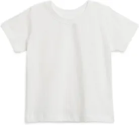 Colored Organics Infant Toddlers and Kids Organic Cotton Short Sleeve Crew Neck Tee Shirt