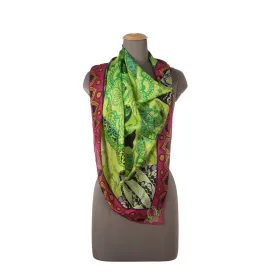 Crab Silk Square Scarf