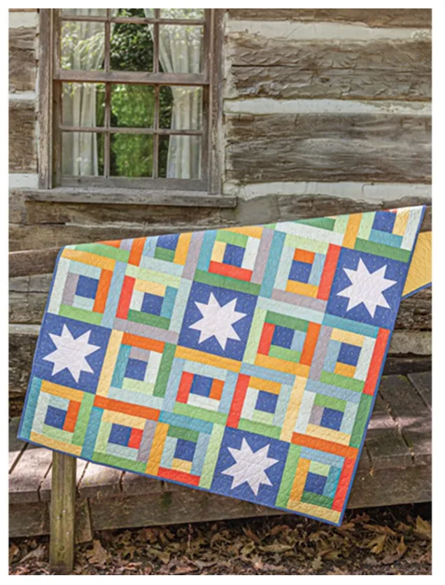 Creative Log Cabin Quilts Book from Annie's Quilting