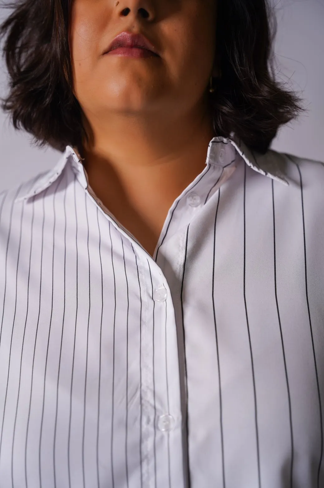 CURVE ASYMMETRIC SHIRT