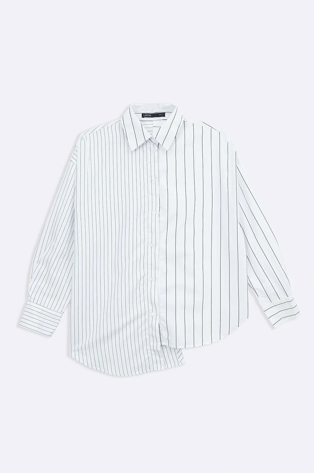CURVE ASYMMETRIC SHIRT