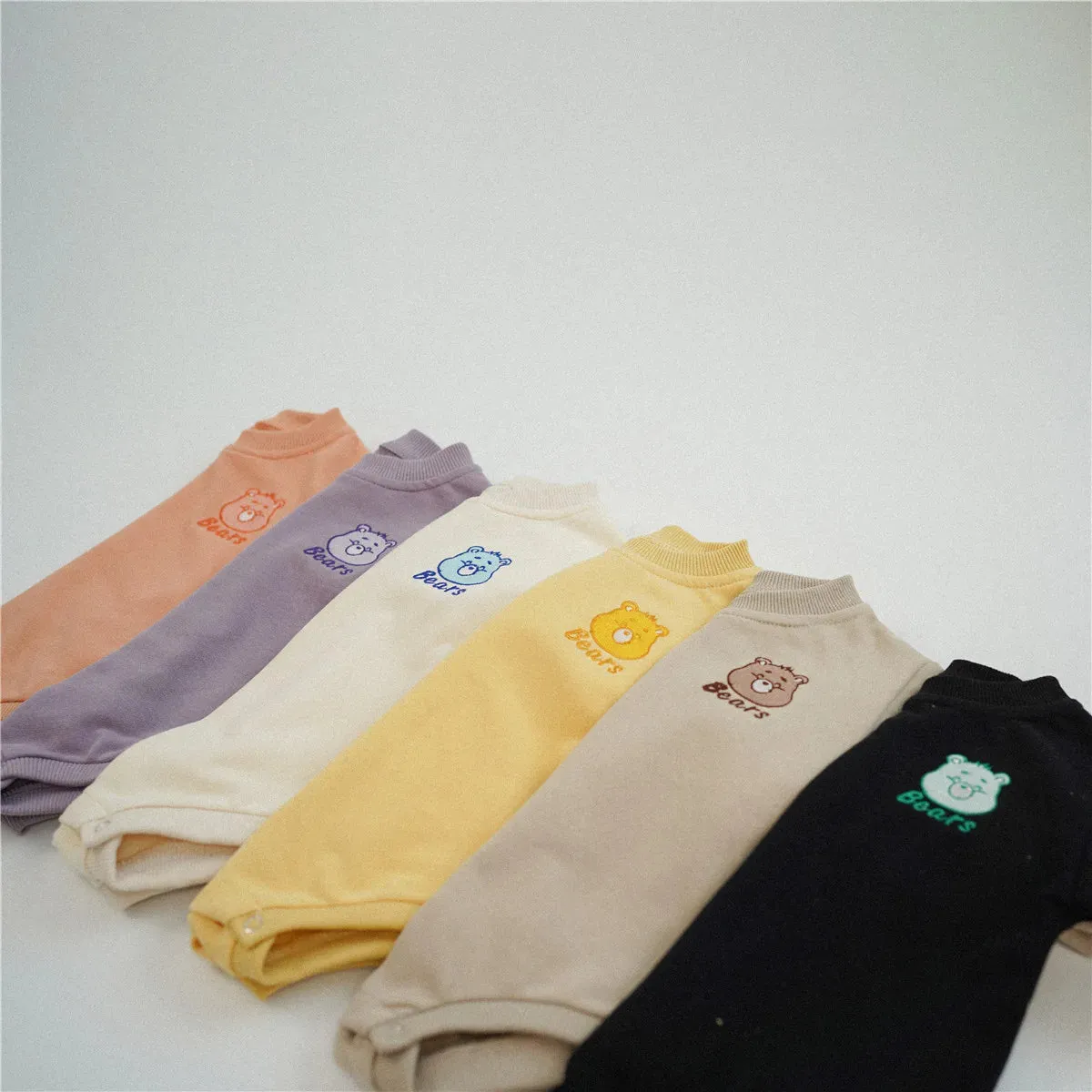 Cute Bear Long-Sleeved Onesie