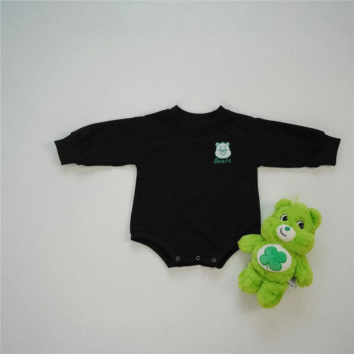 Cute Bear Long-Sleeved Onesie