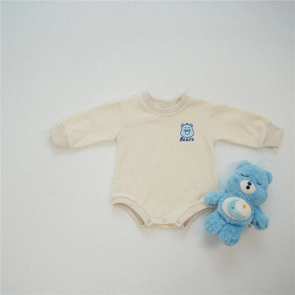 Cute Bear Long-Sleeved Onesie