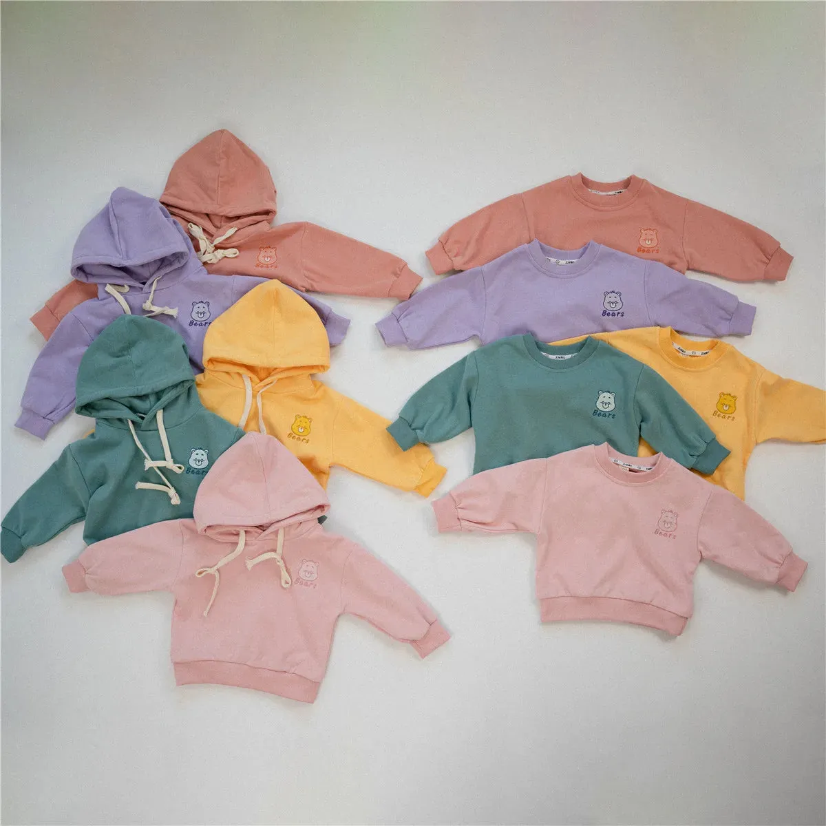 Cute Bear Long Sleeved Sweatshirt