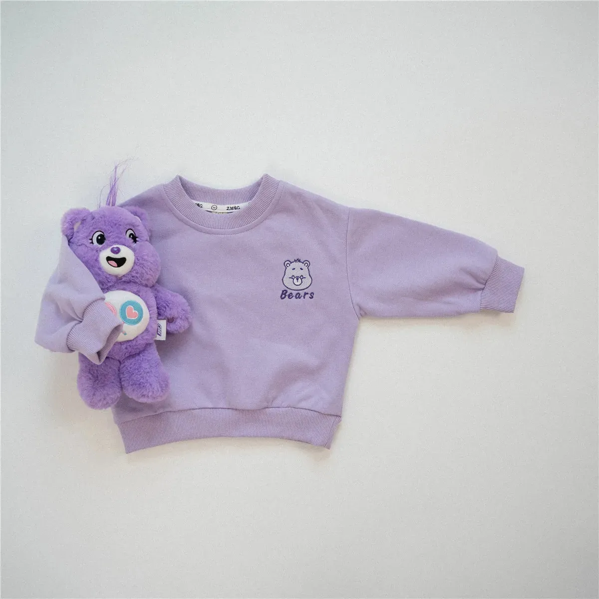 Cute Bear Long Sleeved Sweatshirt
