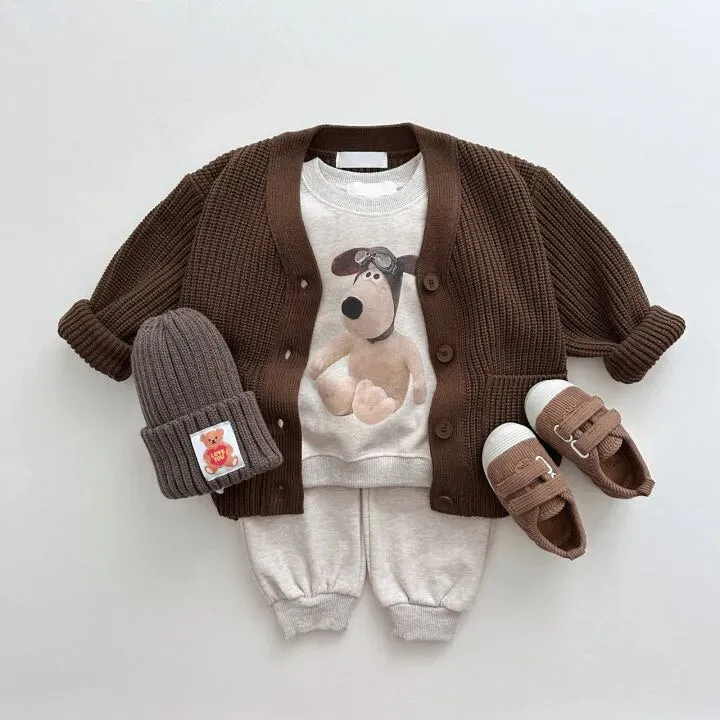 Cute Cartoon Animal Jogger Set
