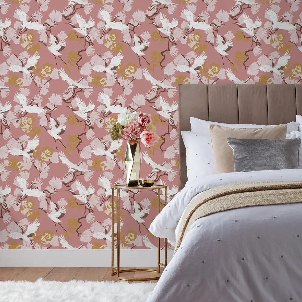 Demoiselle Wallpaper Sample Blush