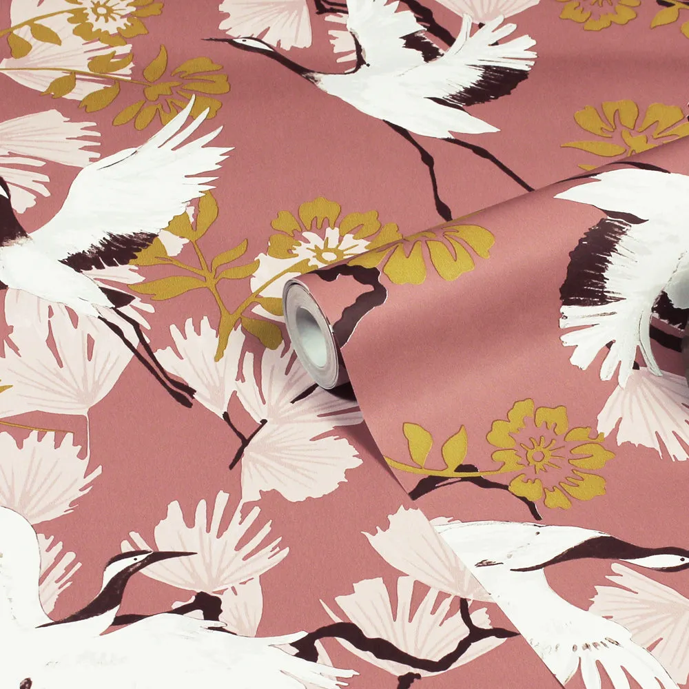 Demoiselle Wallpaper Sample Blush