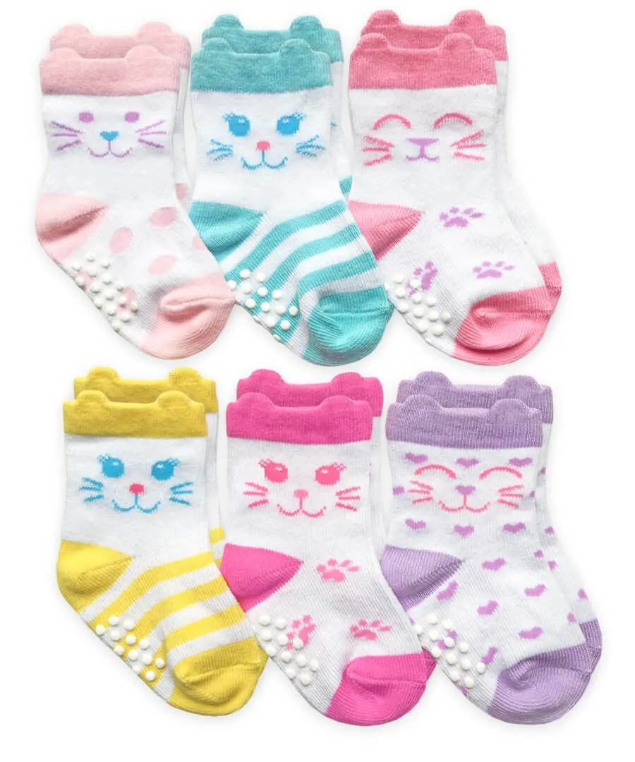 Dogs and cats baby socks(6 pairs)