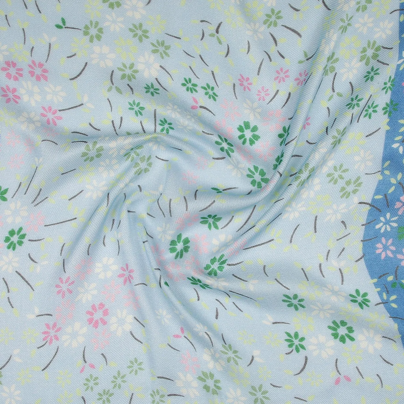 Dotted Blossom Printed Summer Stole