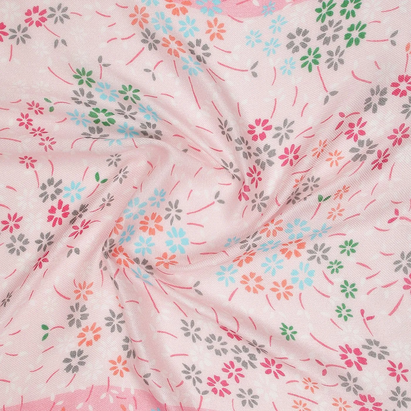 Dotted Blossom Printed Summer Stole