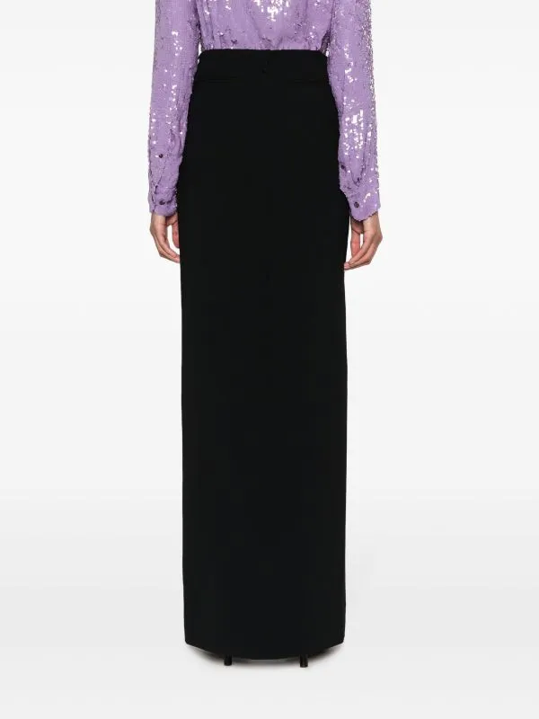 DRIES VAN NOTEN - Women Heavy Polyester Crepe Skirt