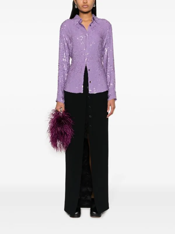 DRIES VAN NOTEN - Women Heavy Polyester Crepe Skirt