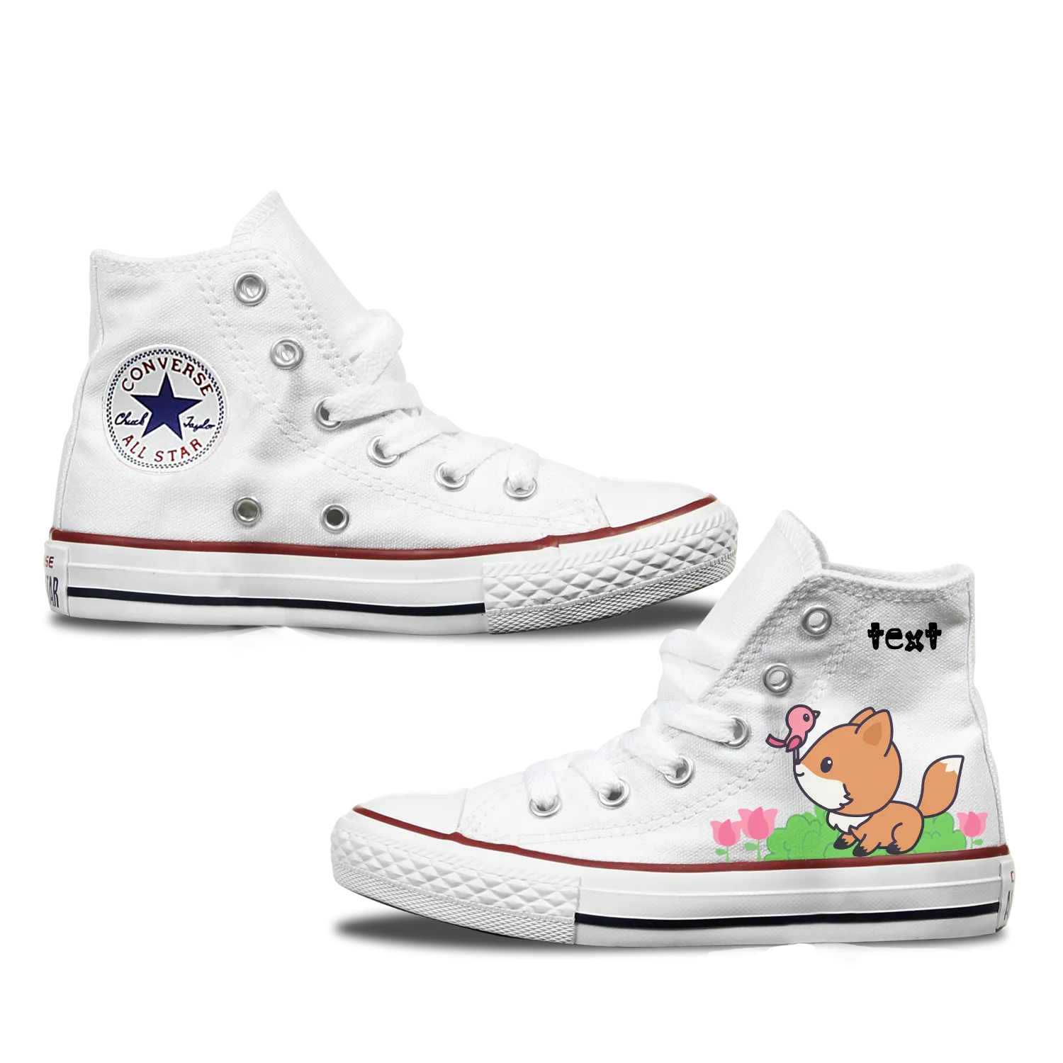 Fox Kids Personalised Converse